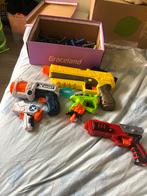 Partij nerf pistolen, Kinderen en Baby's, Speelgoed | Speelgoedvoertuigen, Ophalen of Verzenden, Zo goed als nieuw