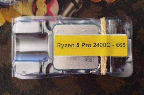 AMD Ryzen 5 Pro 2400G. Quad-Core - 8 Threats. 3,90Ghz - €65, Computers en Software, Processors, Zo goed als nieuw, 4-core, 3 tot 4 Ghz