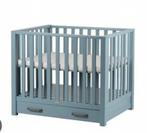 The Wood Factory Baby Box Blauw met Lade, Kinderen en Baby's, Babywiegjes en Ledikanten, Ophalen of Verzenden, Gebruikt, Ledikant