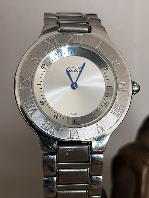 Hele mooi Cartier dames horloge, Sieraden, Tassen en Uiterlijk, Horloges | Dames, Gebruikt, Overige merken, Staal, Ophalen of Verzenden