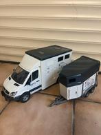 Bruder paardenauto, Kinderen en Baby's, Speelgoed | Speelgoedvoertuigen, Ophalen of Verzenden, Zo goed als nieuw