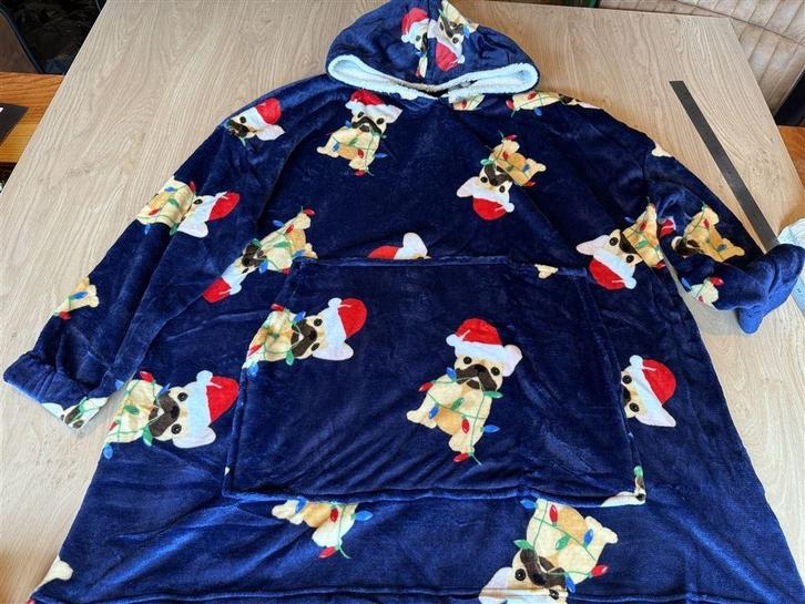 One size kerst fleece trui - Frenchie snuggle trui, Kleding | Dames, Truien en Vesten, Nieuw, Maat 38/40 (M), Ophalen of Verzenden