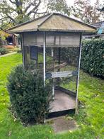 Gratis ophalen vogelhok / volière, Dieren en Toebehoren, Vogels | Hokken en Kooien, Ophalen, Zo goed als nieuw, Hout, Volière