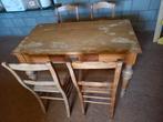 Brocante tafel en stoeltjes, Antiek en Kunst, Ophalen