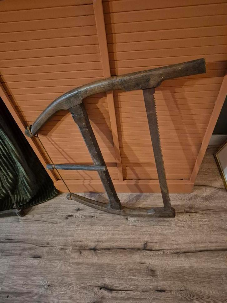 Antieke trekzaag, Antiek en Kunst, Antiek | Gereedschap en Instrumenten, Ophalen