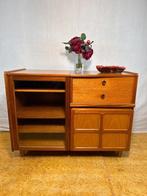 Gratis bezorging! Mid-Century Retro Vintage Teakhouten Plate, Ophalen of Verzenden, Huis en Inrichting