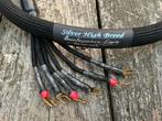 Silver High Breed Quintessence Tri-Wire Speaker Kabel 6AWG, Ophalen of Verzenden, Zo goed als nieuw, 2 tot 5 meter, Luidsprekerkabel