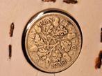 Engeland six pence 1930, Postzegels en Munten, Ophalen of Verzenden, Overige landen, Zilver
