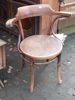 Vintage Houten Thonet stoel met Uitgesneden Zitting, Ophalen of Verzenden