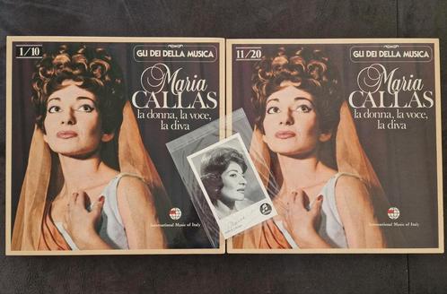 MARIA CALLAS 20 LP'S - inclusief originele HANDTEKENING, Verzamelen, Muziek, Artiesten en Beroemdheden, Zo goed als nieuw, Cd of Plaat