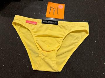 Box menswear EURO brief, slip, geel, maat M beschikbaar voor biedingen