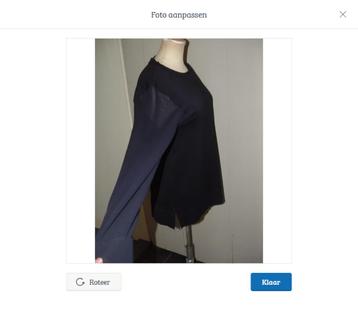 DKNY fijngebreide trui maat S met blouse-mouwen voile   beschikbaar voor biedingen