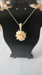 Elegante vintage ketting, Verzenden, Zilver, Hanger
