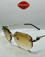 Cartier Panthere Diamond Cut Piccadilly zonnebril, Overige merken, Zonnebril, Bruin, Nieuw