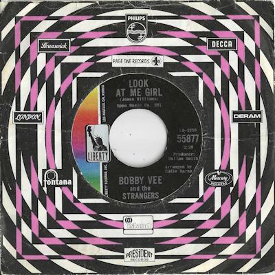 BOBBY VEE & the STRANGERS  1966  PRACHT KNALLER !! V491, Cd's en Dvd's, Vinyl Singles, Gebruikt, Single, Pop, 7 inch, Ophalen of Verzenden