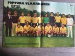 Elftalposter Fortuna Vlaardingen 1972-1973 uit 1-0, Verzamelen, Overige binnenlandse clubs, Gebruikt, Ophalen of Verzenden, Poster, Plaatje of Sticker