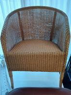 rieten stoel, Huis en Inrichting, Stoelen, Ophalen, Gebruikt, Bruin, .