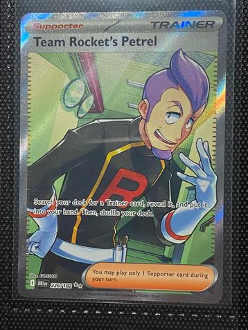 Pokemon Team Rocket’s Petrel 226/182 Destined Rivals beschikbaar voor biedingen