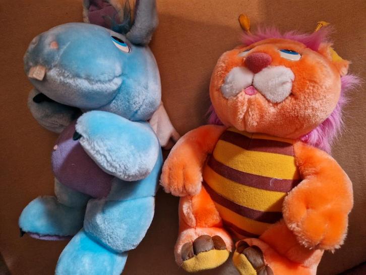 1985 2 de wuzzels the wuzzles knuffel pop knuffels poppen, Verzamelen, Disney, Zo goed als nieuw, Knuffel, Overige figuren, Ophalen of Verzenden