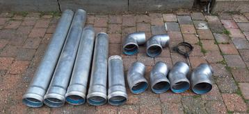 Cv rookkanaal ,cv pijp ( nieuw) 80mm beschikbaar voor biedingen