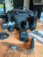 Olympus OM-2n, Audio, Tv en Foto, Fotocamera's Analoog, Ophalen of Verzenden, Gebruikt, Spiegelreflex, Olympus