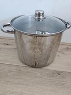 grote pan-soeppan, Huis en Inrichting, Keuken | Potten en Pannen, Ophalen, Rvs, Kookpan of Snelkookpan, Inductieplaat