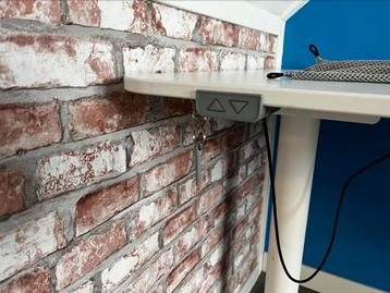 BEKANT wit bureau zit/sta elektrisch, 160x80 cm - afbeelding 5
