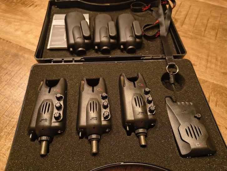 Prachtset! JRC Radar CX 3+1 - All blue beetmelders, Watersport en Boten, Hengelsport | Karpervissen, Zo goed als nieuw, Overige typen