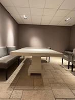 Grote Vierkante Massief Houten Eettafel 130x130, Huis en Inrichting, Tafels | Eettafels, Ophalen, Gebruikt, 100 tot 150 cm, Vierkant