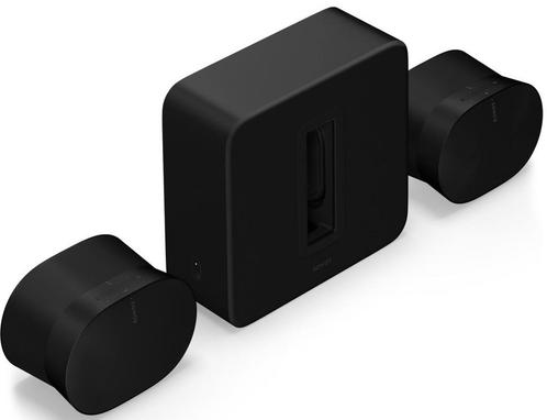 OP VOORRAAD: Sonos Sub 4 + 2 x Era 300 (Zwart), Audio, Tv en Foto, Home Cinema-sets, Nieuw, Overige spelers, Soundbar, Overige merken