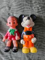 Vintage Pinokkio en Mickey Mouse Figuren, Ophalen of Verzenden, Gebruikt, Overige typen