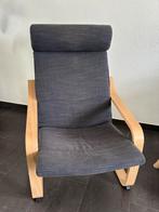 IKEA Poäng met Kussen, Huis en Inrichting, Fauteuils, Ophalen, Gebruikt, 75 tot 100 cm, 50 tot 75 cm