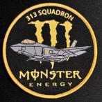 KLU 313 Squadron Monster Energy F-35 Patch, Ophalen of Verzenden, Luchtmacht, Nederland, Embleem of Badge