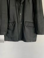 i635 Nieuw: echt-leren jasje mt. L blazer leer zwart jas, Kleding | Heren, Maat 52/54 (L), Angelo Litrico, Zwart, Nieuw