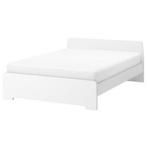 ASKVOLL IKEA BED, Huis en Inrichting, Ophalen, Wit, Tweepersoons, 140 cm