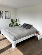 Auping auronde bed in top conditie, Huis en Inrichting, Slaapkamer | Bedden, Ophalen, Wit, Tweepersoons, Zo goed als nieuw