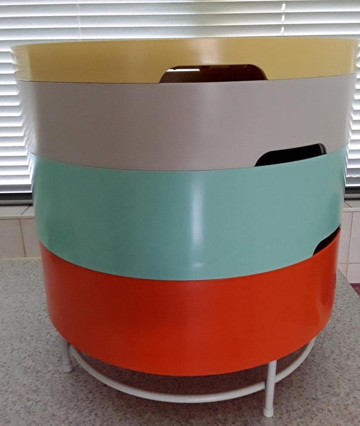 Ikea PS 2014 Richardson tafel, Huis en Inrichting, Tafels | Bijzettafels, Zo goed als nieuw, Rond, 45 tot 60 cm, Minder dan 55 cm