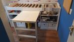 Half hoogslaper met bureau inclusief matras, Ophalen, Gebruikt, 90 cm, Eenpersoons