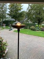 Staande lamp vloerlamp zwart met dimmer, Ophalen of Verzenden, Zo goed als nieuw, Metaal, Modern