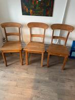 3 teakhouten stoelen, Antiek en Kunst, Ophalen
