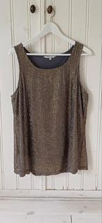 Prachtige goudkleurige top van MS Mode    mt. XL, Kleding | Dames, Overige kleuren, Verzenden, Maat 46/48 (XL) of groter, Zo goed als nieuw