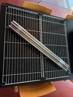 Metalen kledingrek, Kleding | Dames, Kledingrekken, Ophalen, Met wielen, Gebruikt