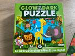 Glow in the Dark Puzzel - Jungle Dieren, Een of twee spelers, Ophalen of Verzenden, Zo goed als nieuw, Wino-Holland B.V.