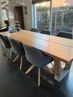 6 Arco Ease eetkamer stoelen blauw, Huis en Inrichting, Stoelen, Ophalen, Gebruikt, Blauw, Stof
