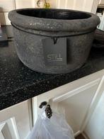 Still schaal / bloempot donkergrijs, Ophalen of Verzenden, Zo goed als nieuw, Rond