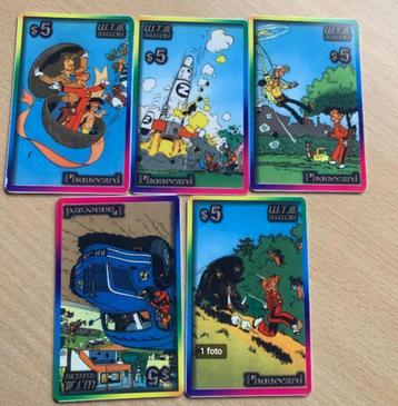 Robbedoes telefoonkaarten x5 stuks beschikbaar voor biedingen