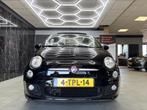 Fiat 500C 0.9 TwinAir Turbo Lounge Cabrio (bj 2014), Auto's, Fiat, Parkeersensor, Gebruikt, Cabriolet, Leder en Stof