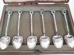 Archibald Knox - Liberty & Co. - 6 zilveren lepeltjes., Antiek en Kunst, Antiek | Goud en Zilver, Ophalen of Verzenden, Zilver