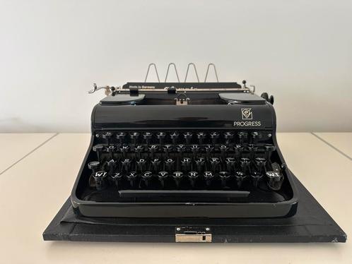 Olympia Progress typemachine in koffer ca 1935, Diversen, Typemachines, Gebruikt, Ophalen
