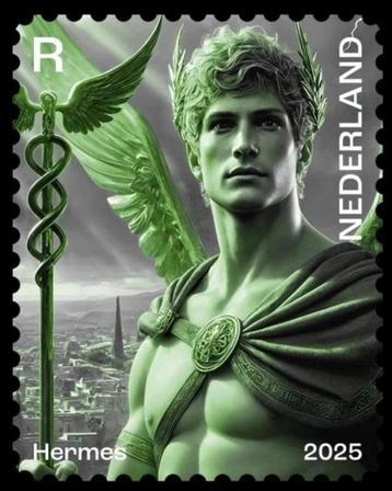 NL Crypto Stamp 2025 - Groen beschikbaar voor biedingen